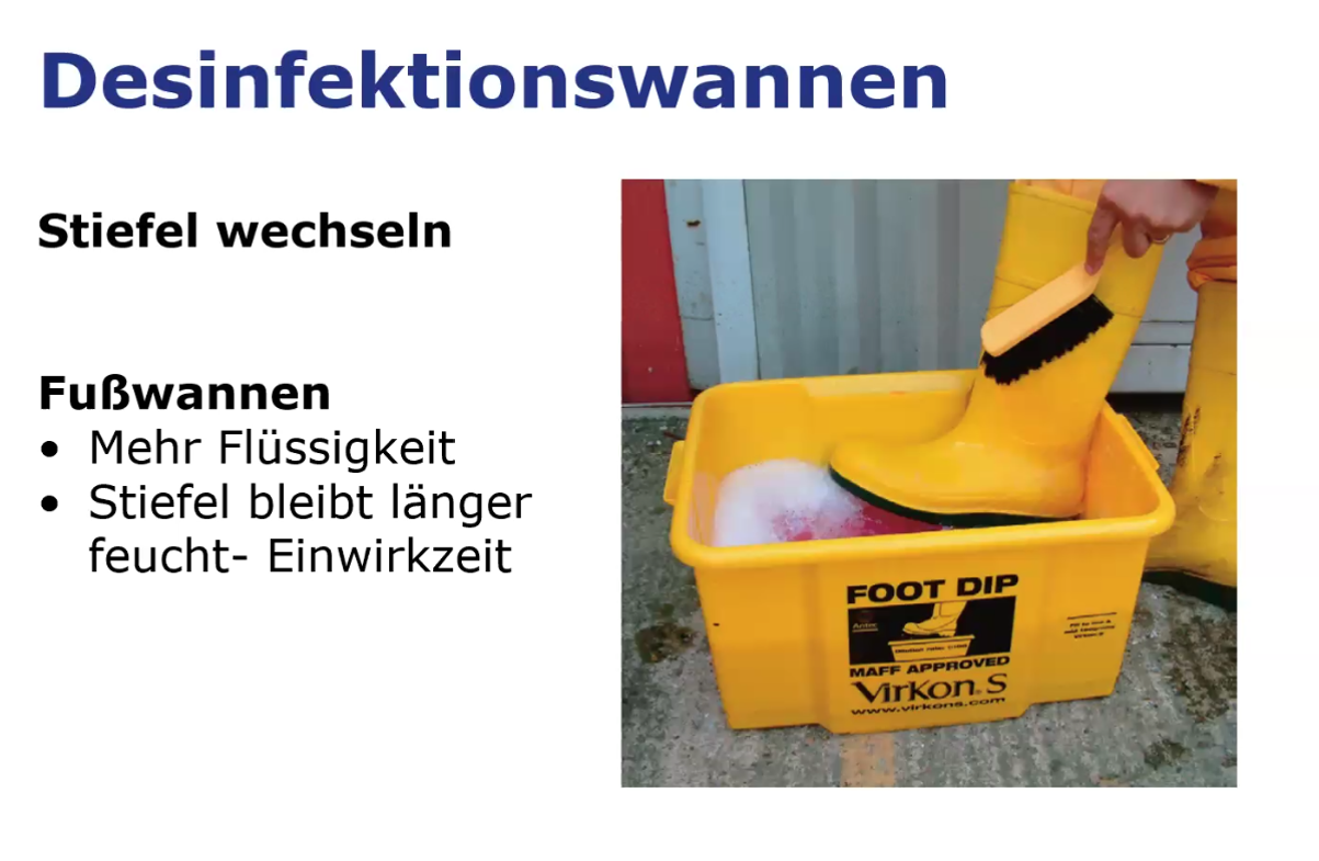 Desinfektionswanne
